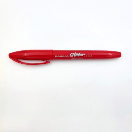 Penco Glider Color Pen - vízbázisú filctoll - piros