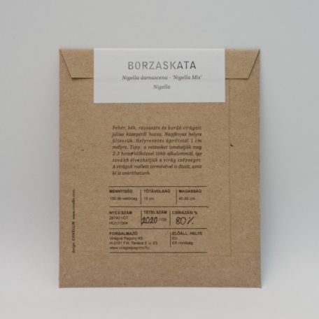 Virágos Pagony virágmag - borzaskata