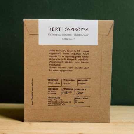 Virágos Pagony virágmag - kerti őszirózsa
