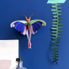 Studio Roof 3D Pop out fali dekoráció - madagaszkári holdas szövőlepke