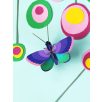 Studio Roof 3D Pop out fali dekoráció – kék tűzlepke