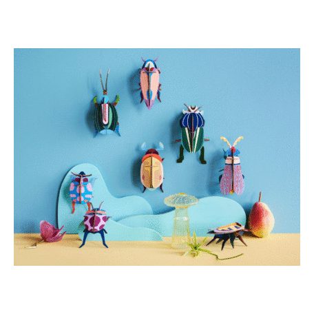 Studio Roof 3D Pop out fali dekoráció - szkarabeusz