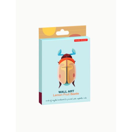 Studio Roof 3D Pop out fali dekoráció – citrom fénybogár
