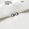 ICONIC doodle washi tape dekortapasz - 123 