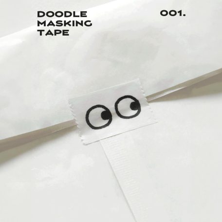 ICONIC doodle washi tape dekortapasz - 123 