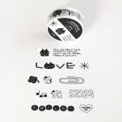 ICONIC doodle washi tape dekortapasz - Love 