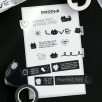ICONIC doodle washi tape dekortapasz - Love 