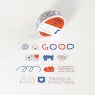 ICONIC doodle washi tape dekortapasz - Good
